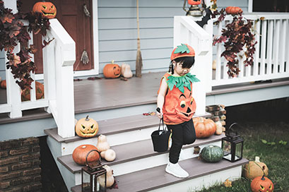 Halloween Decorated House