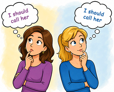 I should call her